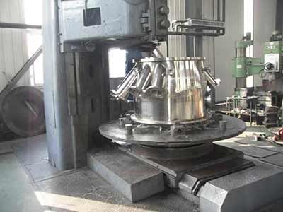 3.5米立车加工组合工件